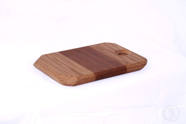 Oak and Cherry cutting board handmade in Montana