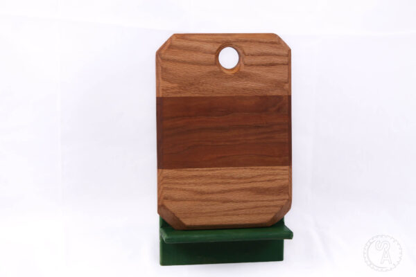 Oak and Cherry cutting board handmade in Montana