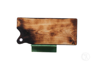 Burnt Pine Charcuterie Board with handle