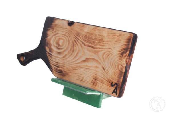 Burnt Pine Charcuterie Board with handle