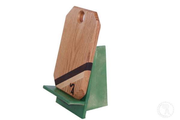 Oak cutting Board with accents of Maple & Walnut