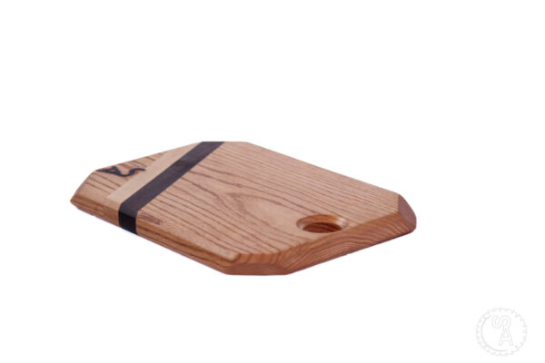 Oak cutting Board with accents of Maple & Walnut