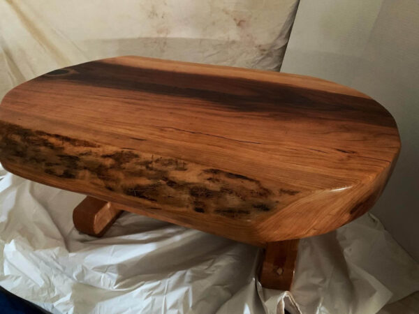 Live-edge Cherry Slab Coffee Table - Image 2