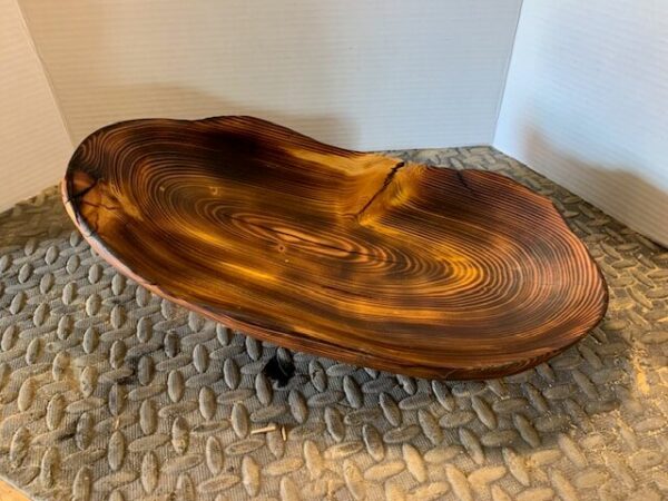 Hand-carved Burnt Fir Bowl - Image 2
